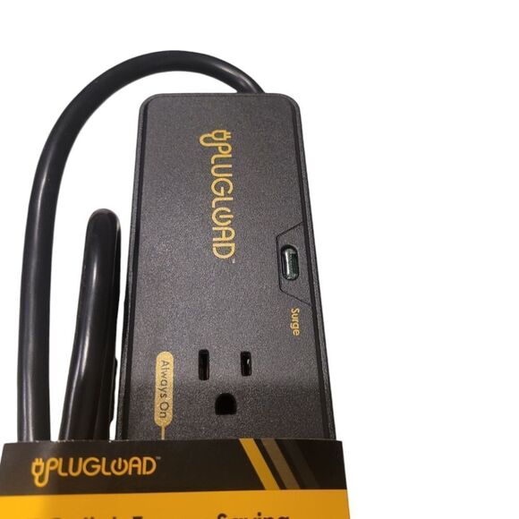 Plugload 7 Outlet Energy Saving Advanced PowerStrip surge protection Black New - Picture 5 of 5